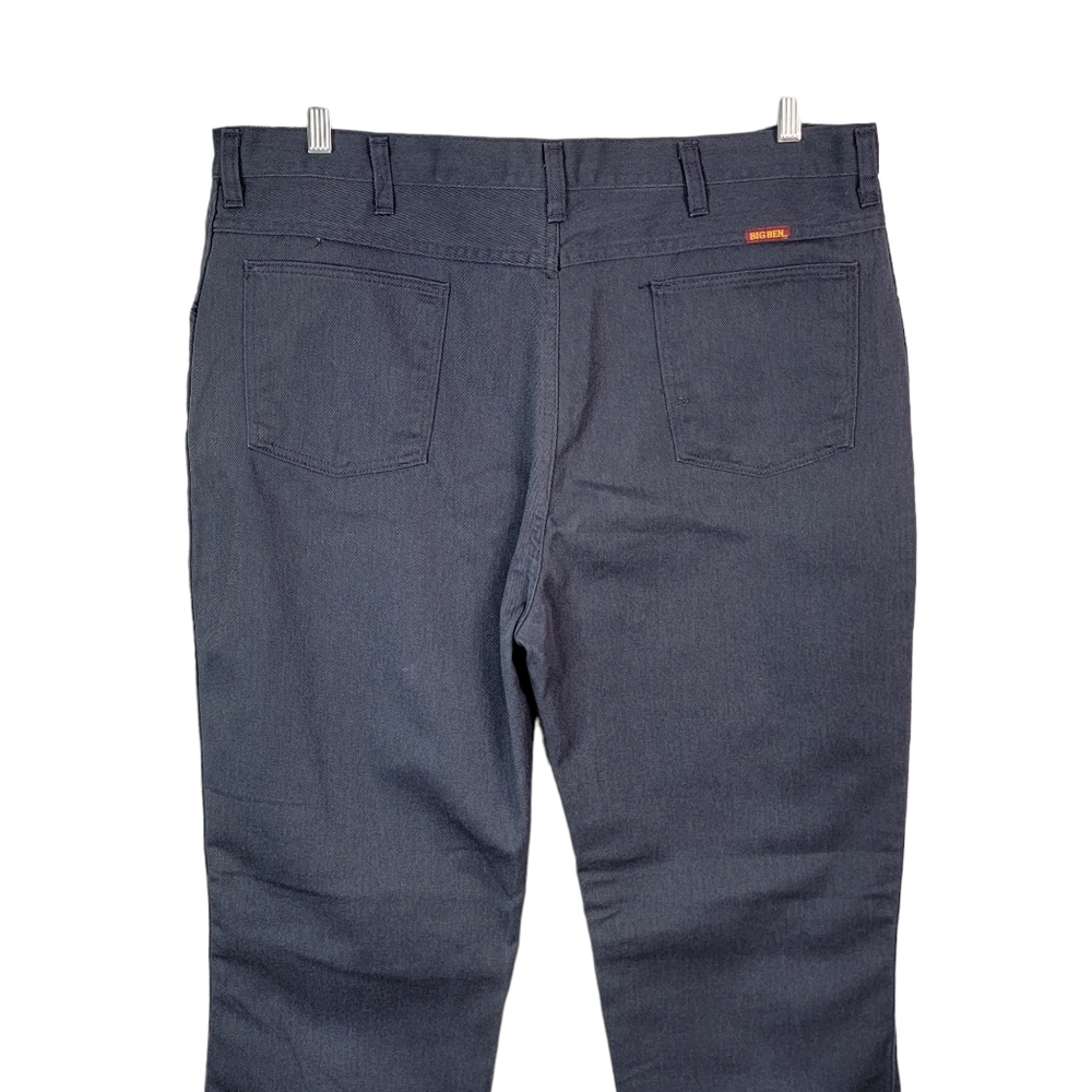 Big Ben Vintage Workwear Jobcore Heavy Canvas Dark Blue Work Pants Men's 40x34 - Picture 6 of 16